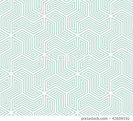 Abstract geometric pattern with stripes, lines.  42609192