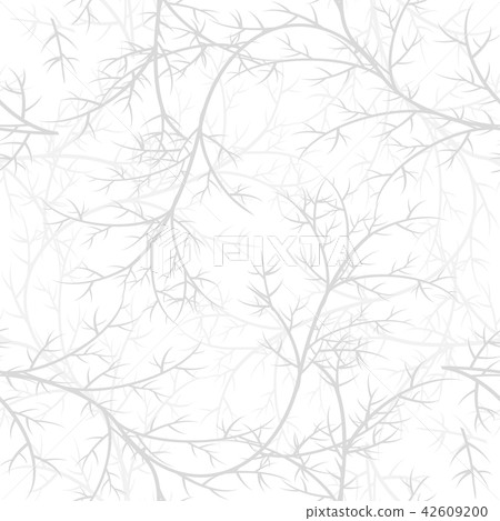 Seamless abstract pattern. Gray and white  42609200