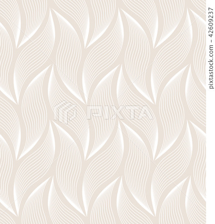 The geometric pattern with wavy lines. Seamless  42609237