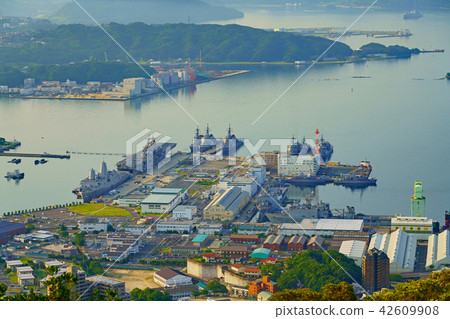 [View from Yumiharidake Observatory] (Sasebo area) Ono Town, Sasebo City, Nagasaki Prefecture 42609908