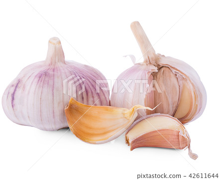Garlic isolated on white background Garlic isolated on white background 42611644
