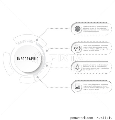 Timeline infographics design vector and marketing 42611719
