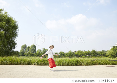 生活，女人，老頭，韓國人 42611947
