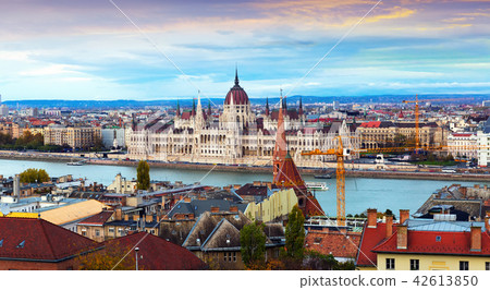 Parlament in Budapest is hungarian landmark Parlament in Budapest is hungarian landmark 42613850
