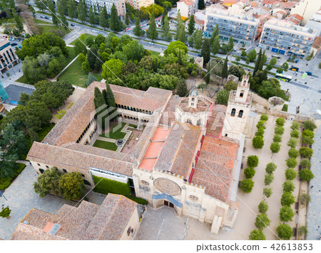 Benedictine abbey in Sant Cugat del Valles, Spain Benedictine abbey in Sant Cugat del Valles, Spain 42613853