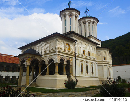 Monastery Horezu in romanian city Monastery Horezu in romanian city 42614410
