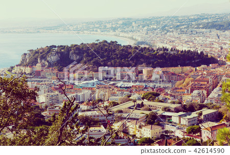 Image of european city Nice with apartment view of sea Image of european city Nice with apartment view of sea 42614590