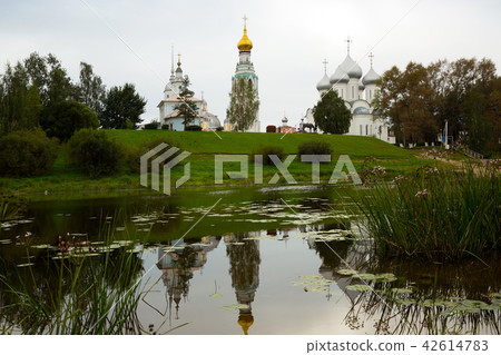 Kremlin (Cathedral) Square at sunny day in Vologda, Russia 42614783