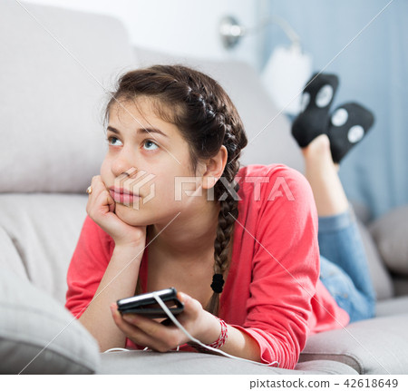Girl being sad 42618649