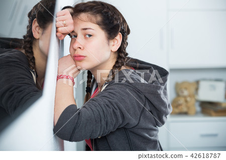 Girl being sad Girl being sad 42618787