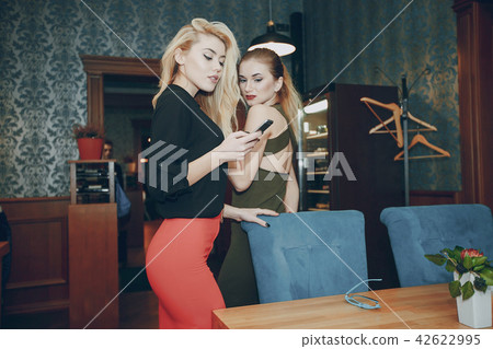 two beautiful businesswomen 42622995
