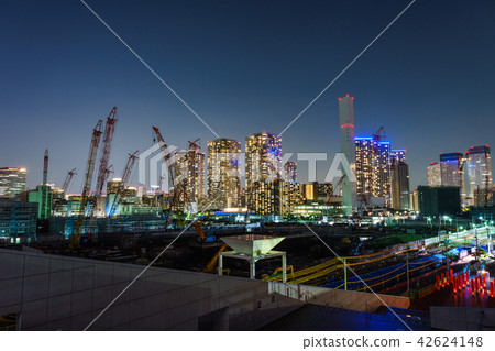 Harumi wharf Night view Harumi wharf Night view 42624148