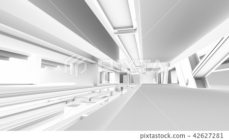 architectural abstract 3d rendering 42627281