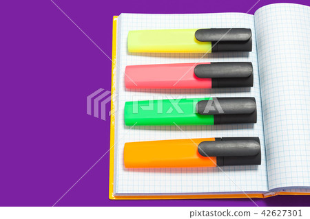 markers on a copybook markers on a copybook 42627301