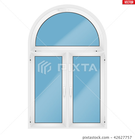 PVC window with arch 42627757