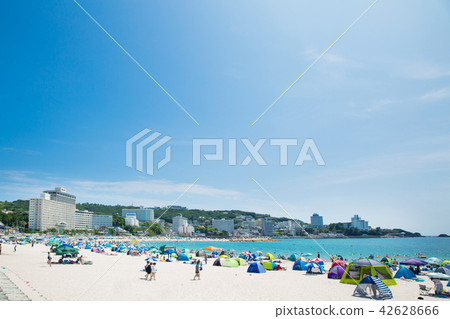 沐浴風景1的藍色海和天空海 沐浴風景1的藍色海和天空海 42628666
