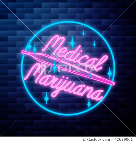 Vintage medical marijuana emblem Vintage medical marijuana emblem 42629061