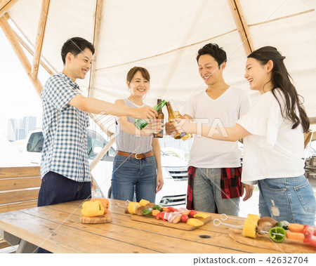 barbeque, bbq, female 42632704