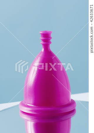 pink menstrual cup 42633671