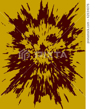 Scary skull abstraction debris and dots. Vector 42634076