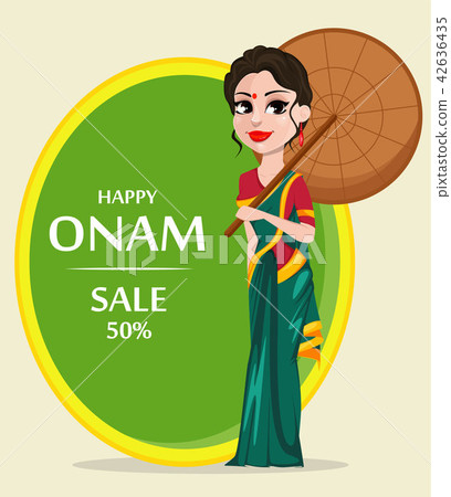 Onam celebration. Indian woman 42636435
