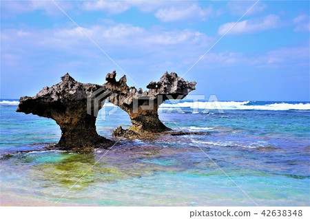 沖繩,琉球,海邊,古宇利島,心形岩 42638348