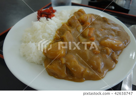 餐廳的自製風咖哩飯 餐廳的自製風咖哩飯 42638747