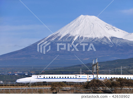 Shinkansen N 700 series and Mt. Fuji -5235 42638902