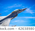 MONTE REAL, PORTUGAL-September 10:  F16 fighter jet close up soa 42638980