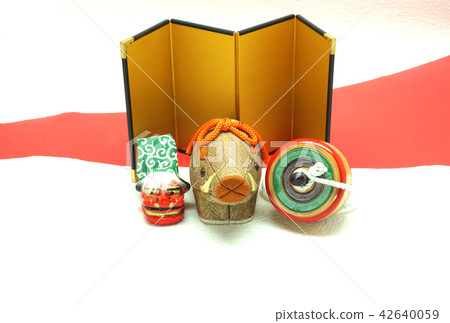 New year's card / boar year 42640059