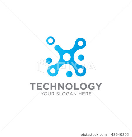 Abstract technology logo template vector icon Abstract technology logo template vector icon 42640293