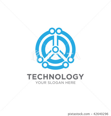 Abstract technology logo template vector icon Abstract technology logo template vector icon 42640296