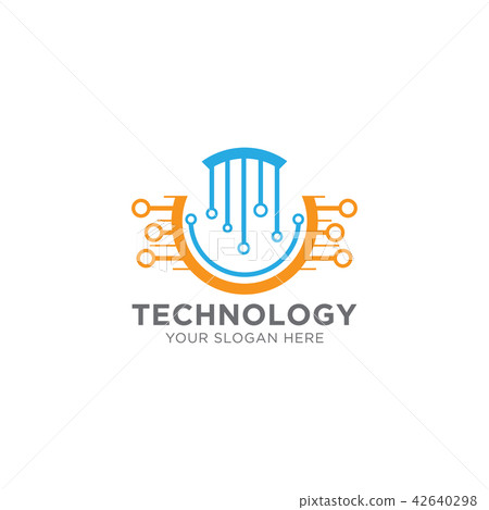 Abstract technology logo template vector icon Abstract technology logo template vector icon 42640298