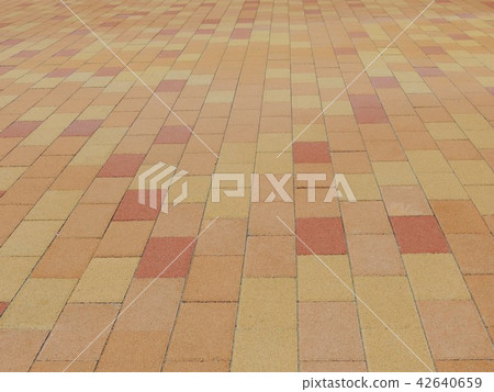 Interwocking construction sidewalk 42640659