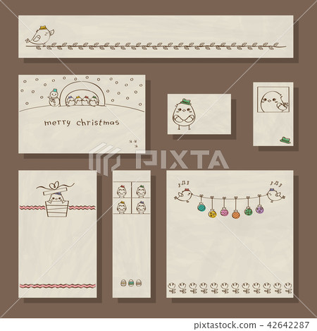Hat Bird Banner Card Set Hat Bird Banner Card Set 42642287