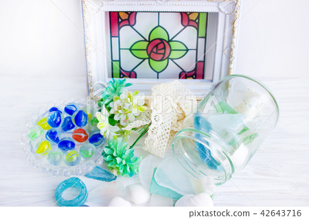 Seagrass and stained glass Seagrass and stained glass 42643716