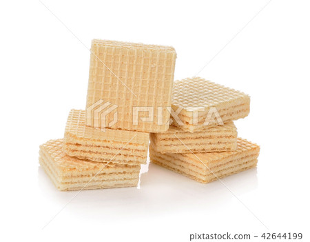 waffle isolated on white waffle isolated on white 42644199