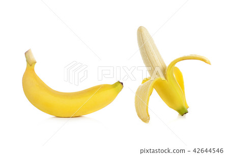 banana isolated on white background. 42644546