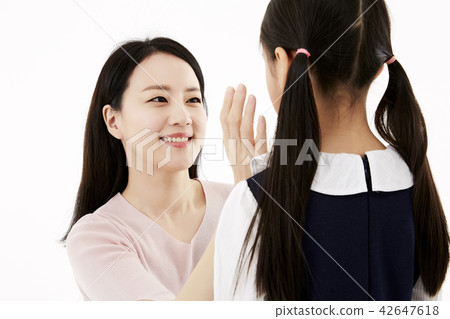 媽媽，女兒，家庭 42647618