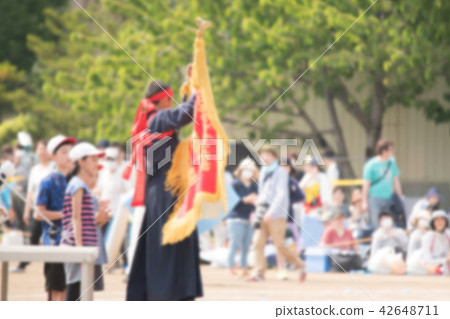 Image of sports festival support (blur expression) 42648711