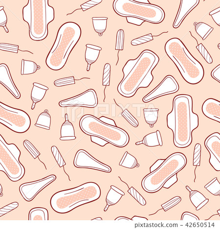 Feminine hygiene products seamless pattern 42650514