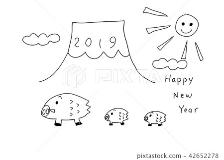 2019年新年卡 2019年新年卡 42652278