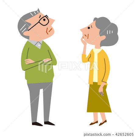 Senior couple in trouble Senior couple in trouble 42652605