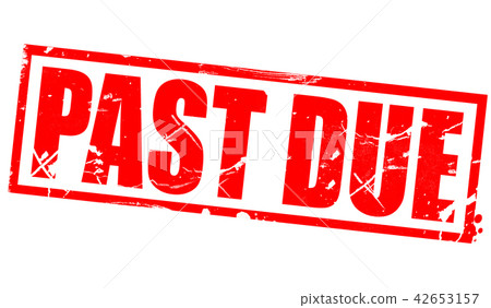 Past due in red frame Past due in red frame 42653157