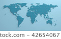 World Map 3D 42654067