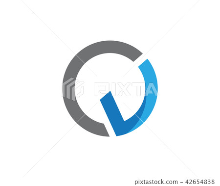 V Letter Logo Template vector 42654838