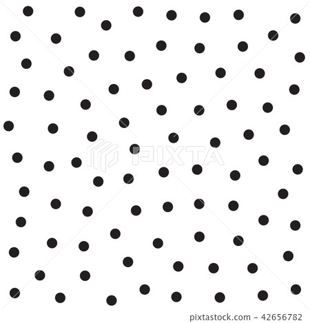 Polka dot seamless vintage pattern with messy dots tiled Polka dot seamless vintage pattern with messy dots tiled 42656782