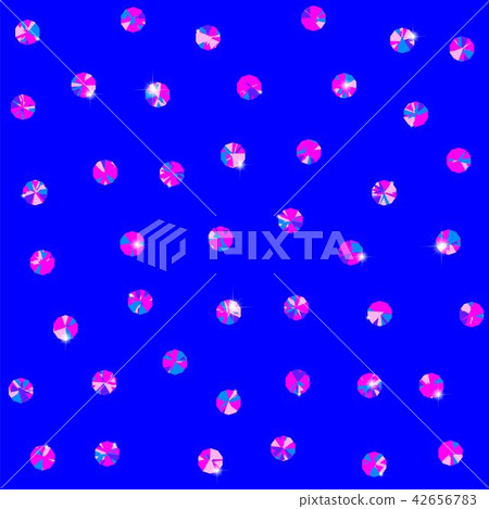 Seamless pattern with shiny diamonds or chrystals tiled background abstract vintage polka dot Seamless pattern with shiny diamonds or chrystals tiled background abstract vintage polka dot 42656783