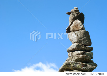 balanced tower of stones 42657001