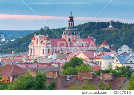 Vilnius. Aerial view of the city. Vilnius. Aerial view of the city. 42657010